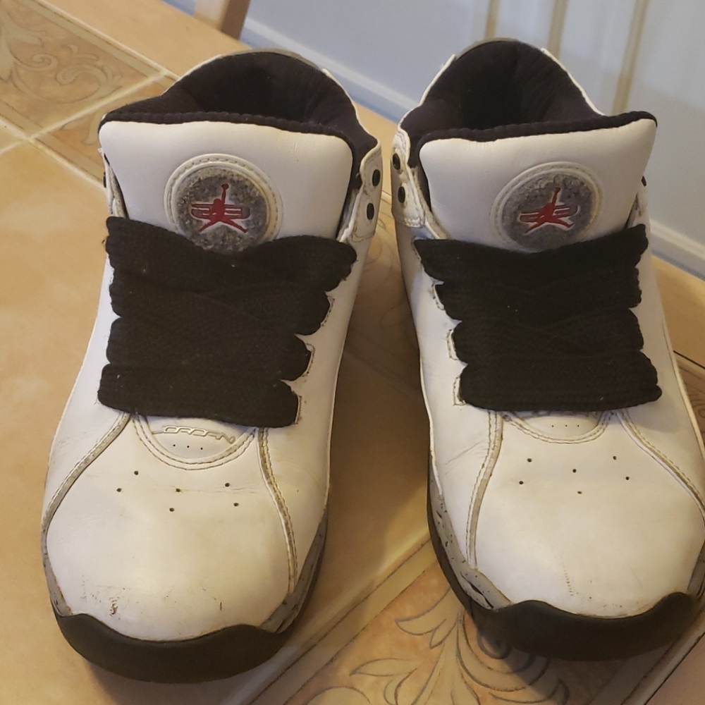 Old School Low Jordan Black White Grey Sho…
